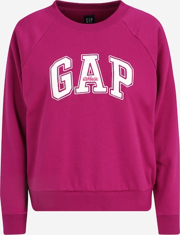 Gap Petite Sweatshirt in Purple: front