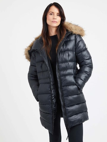 JACK1T Winter Coat 'Madero' in Black: front