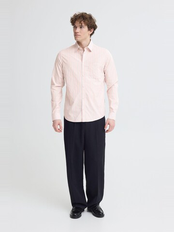 Casual Friday Regular Fit Langarmhemd ' CFOrlyn Striped ' in Pink