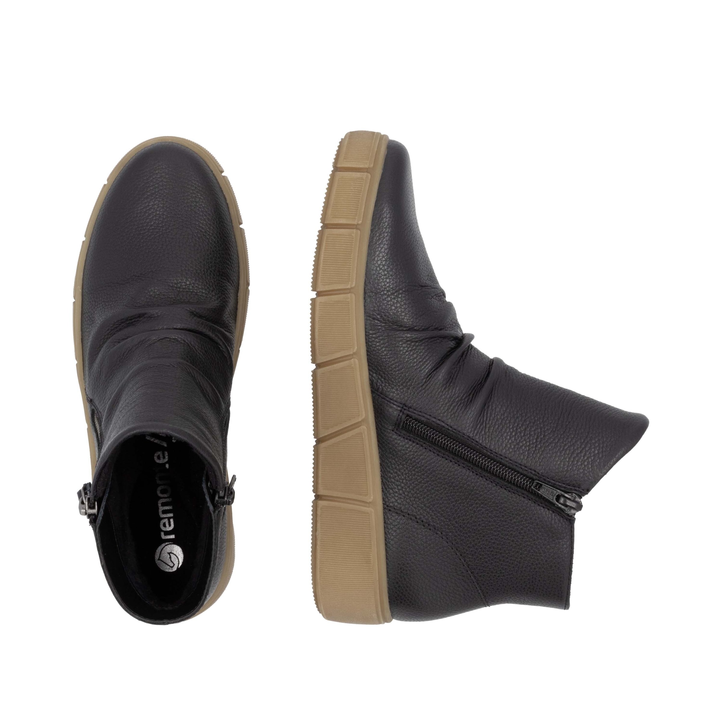 REMONTE Ankle Boots in Black