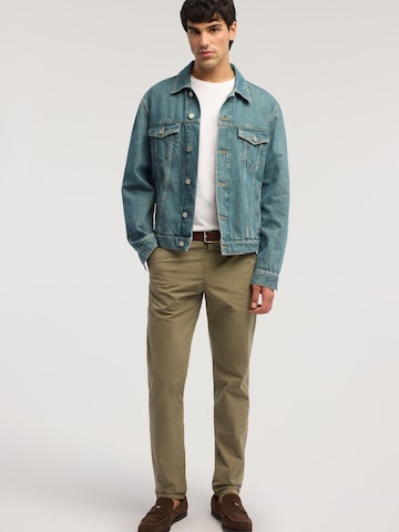Trussardi Slimfit Broek in Groen: voorkant