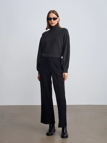 Wide Leg Pantalon Dilvin en noir : devant