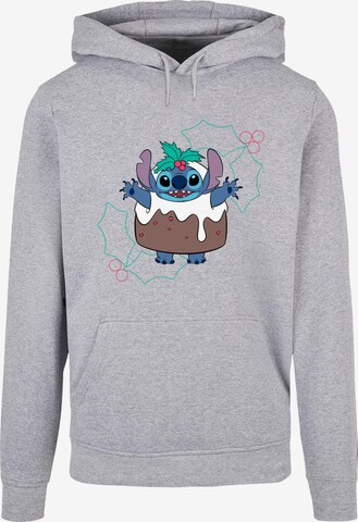 ABSOLUTE CULT Sweatshirt 'Lilo And Stitch - Pudding Holly' in Grijs: voorkant