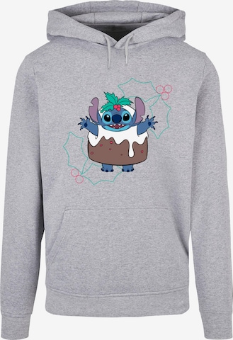 ABSOLUTE CULT Sweatshirt 'Lilo And Stitch - Pudding Holly' in Grijs: voorkant