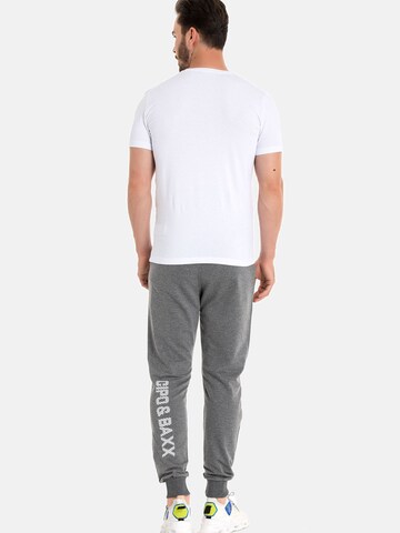 T-Shirt CIPO & BAXX en blanc