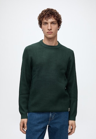 Pulover 'JORFREDERIKSBERG' de la JACK & JONES pe verde: față