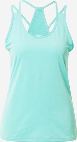 Reebok Sporttop in Blauw: voorkant