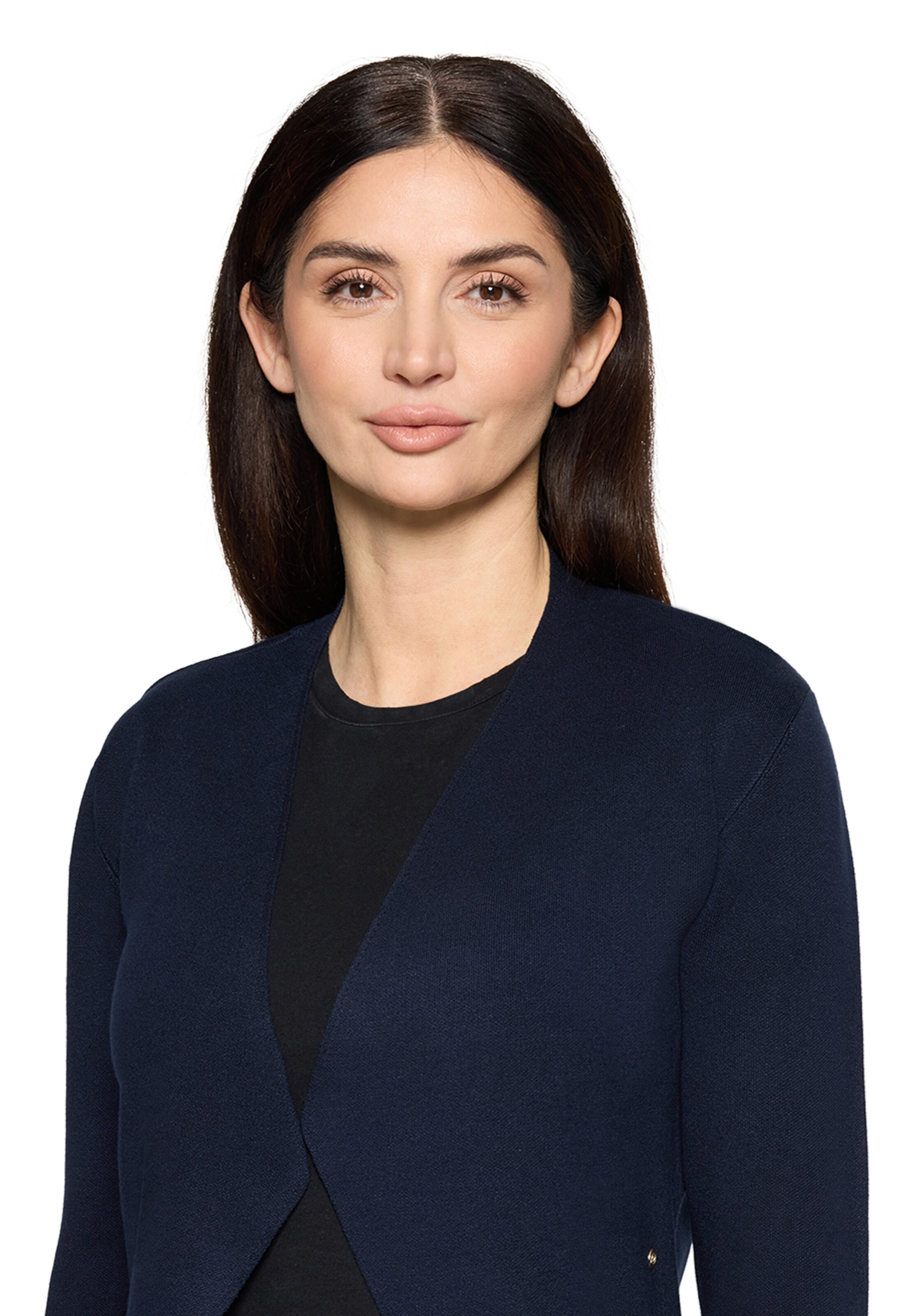 Betty & Co Strickjacke in Blau