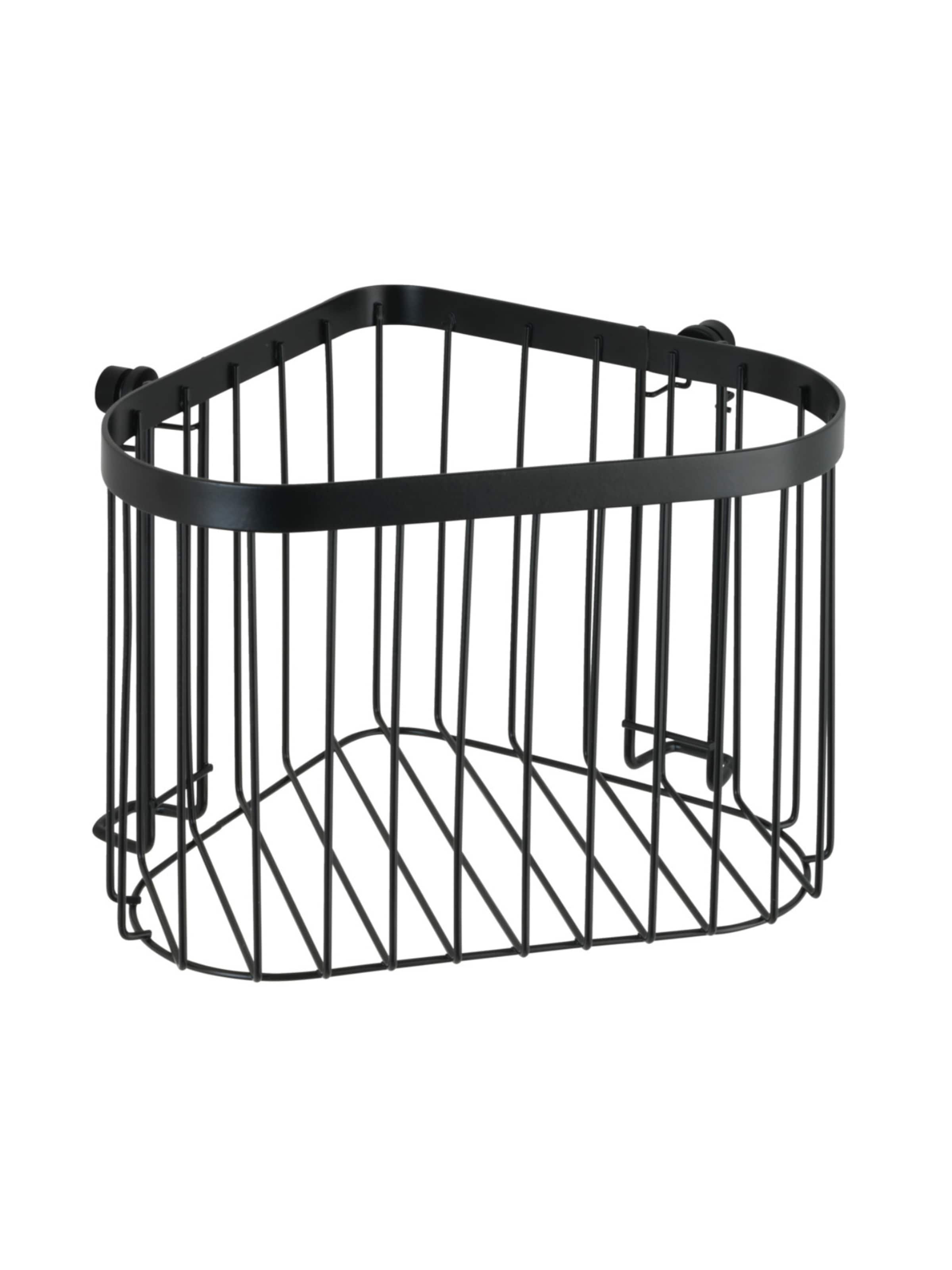 Wenko Shower Accessories 'Classic Plus' in Black: front