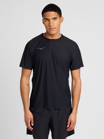 Hoka One One Performance Shirt 'AIROLITE' in Black: front