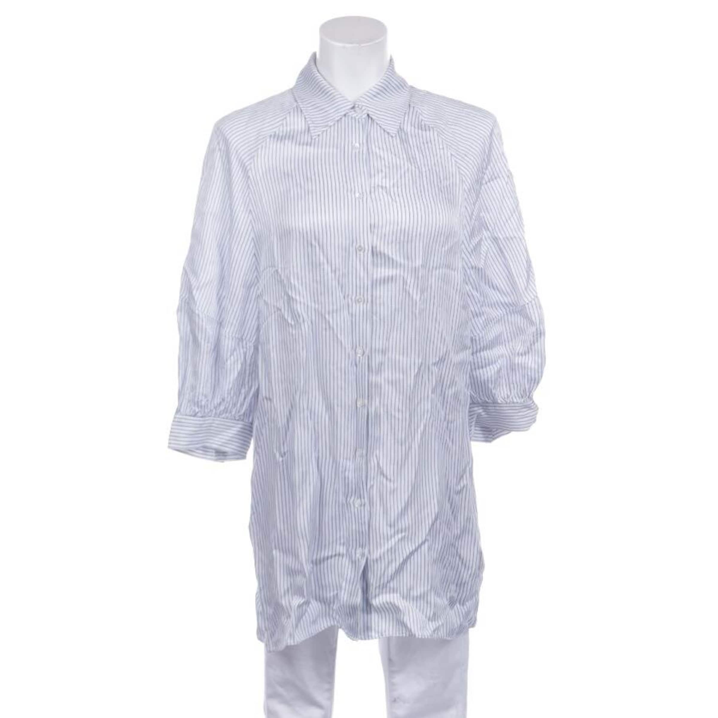 AMERICAN VINTAGE Bluse / Tunika XS in Blau: Vorderseite