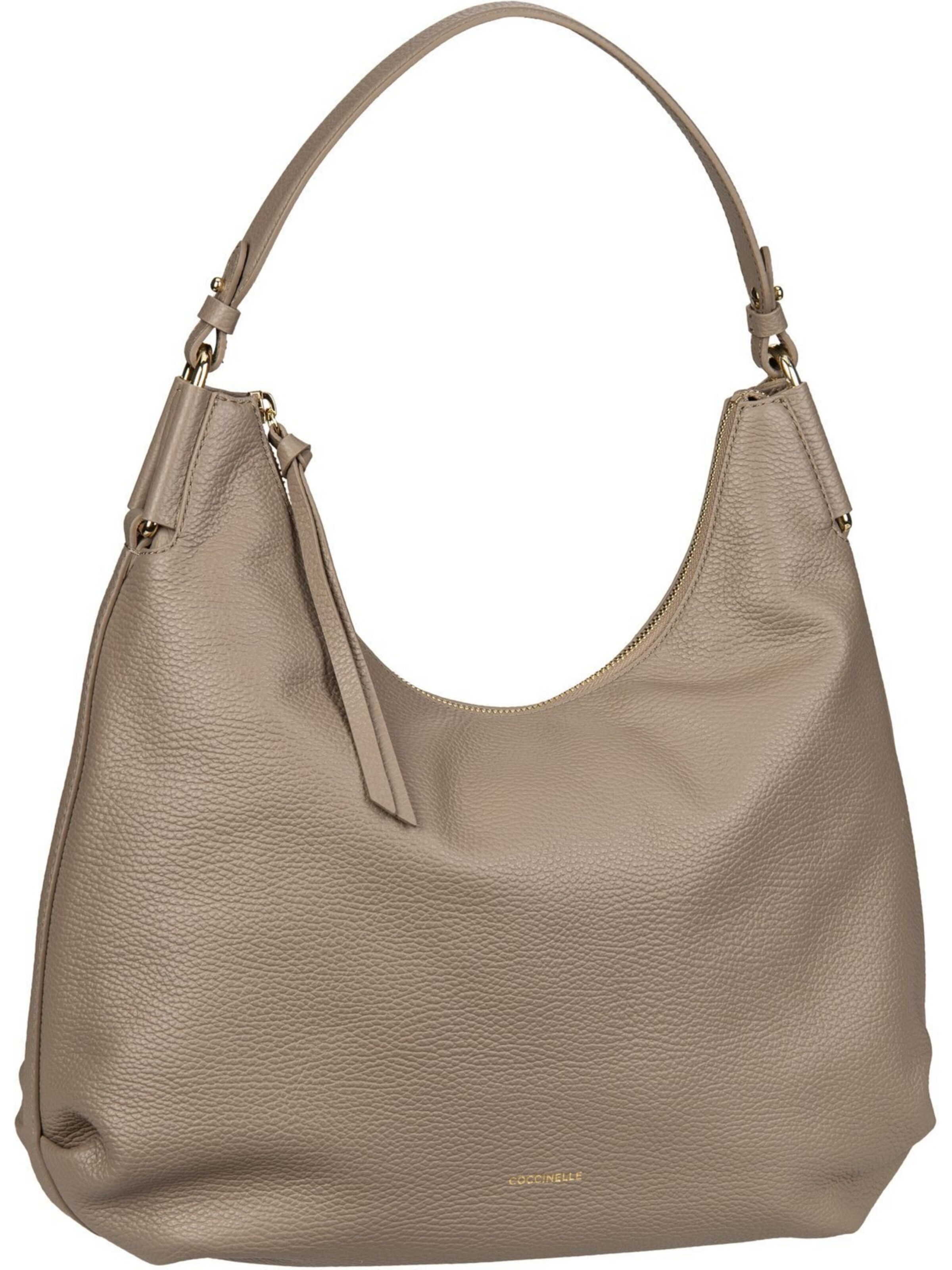 Coccinelle Shoulder Bag 'Coccinellerebekka' in Beige: front