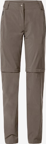 VAUDE Regular Outdoorbroek 'Farley' in Beige: voorkant