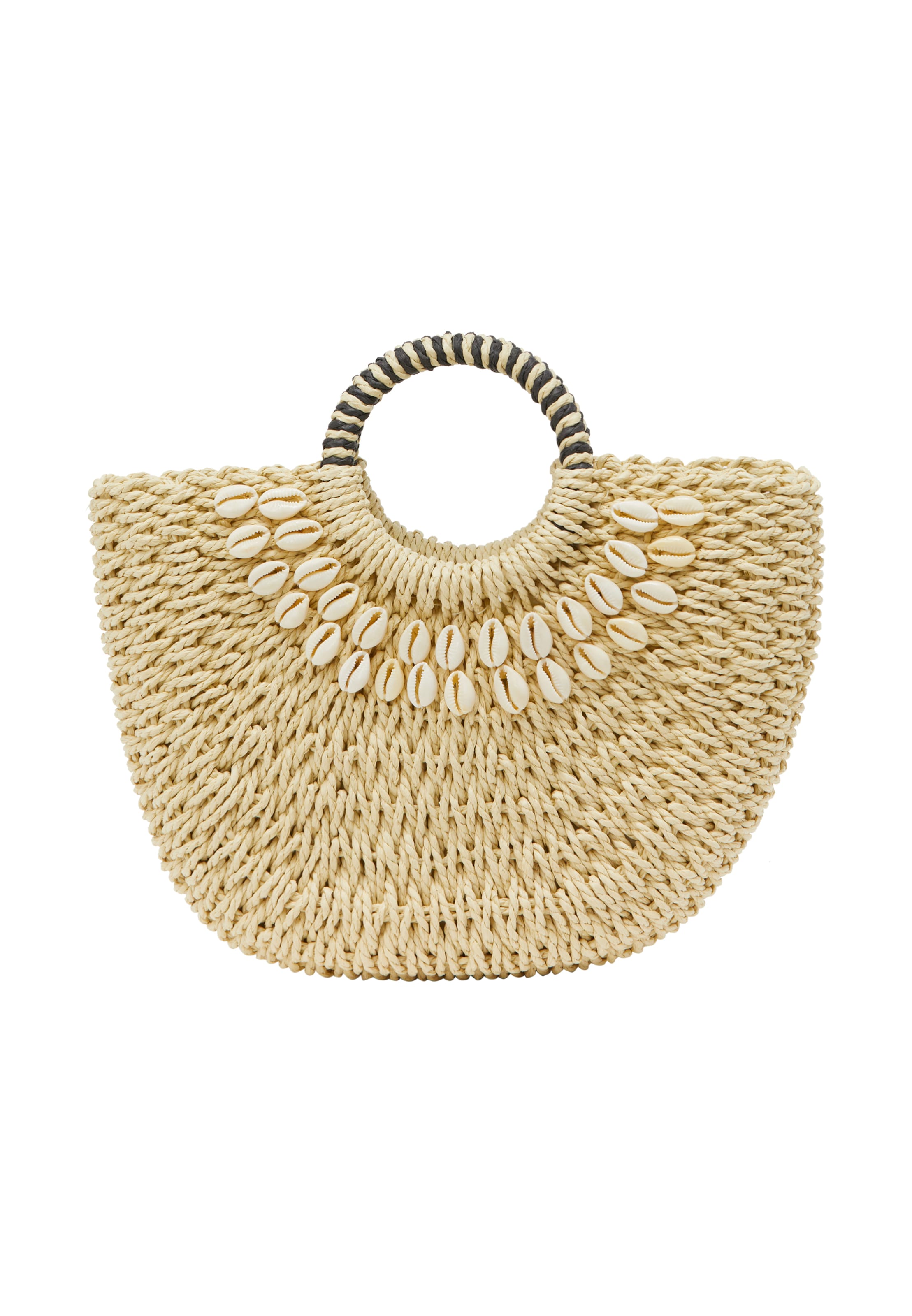 IZIA - Bolso de mano en beige: frente
