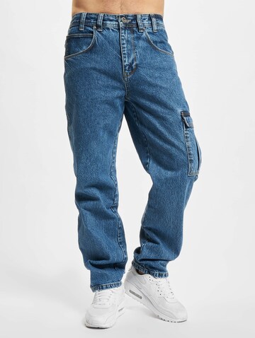 Dangerous DNGRS Loosefit Cargojeans in Blauw