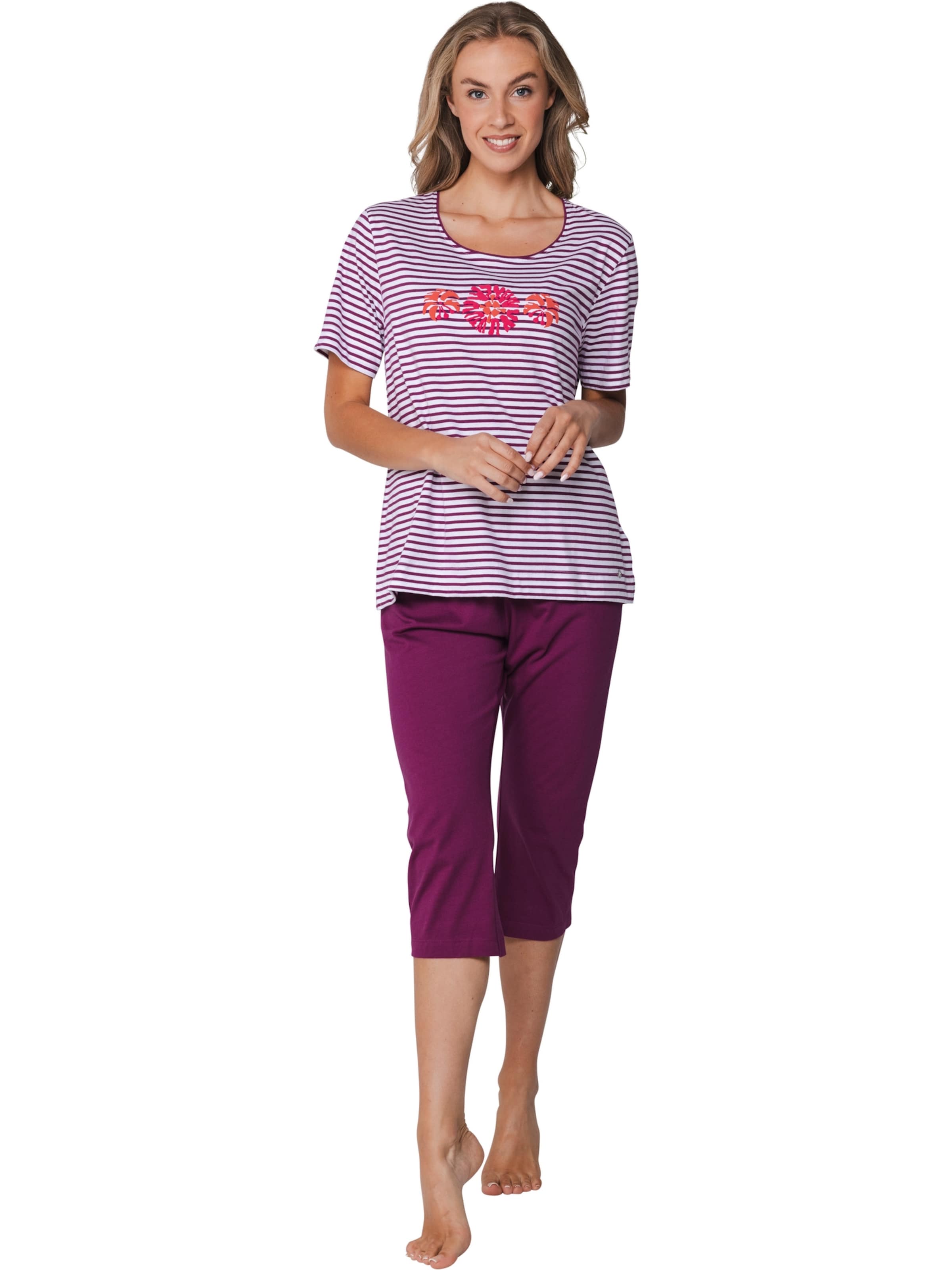 Pastunette Pajama 'Pyjama' in Purple