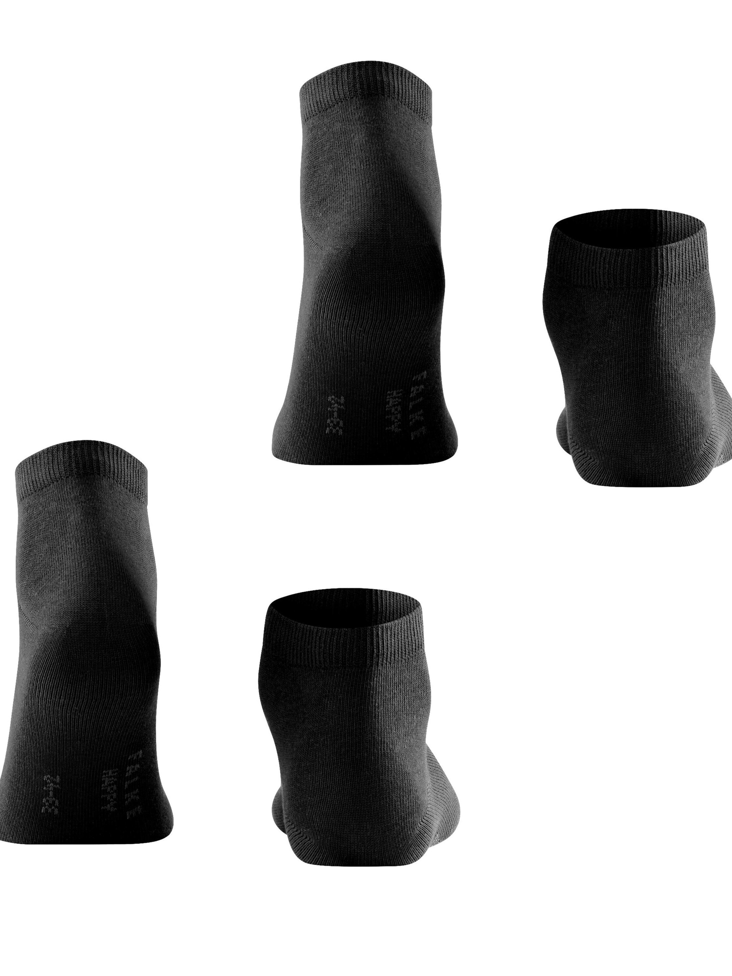 FALKE Socks 'Happy 2-Pack' in Black