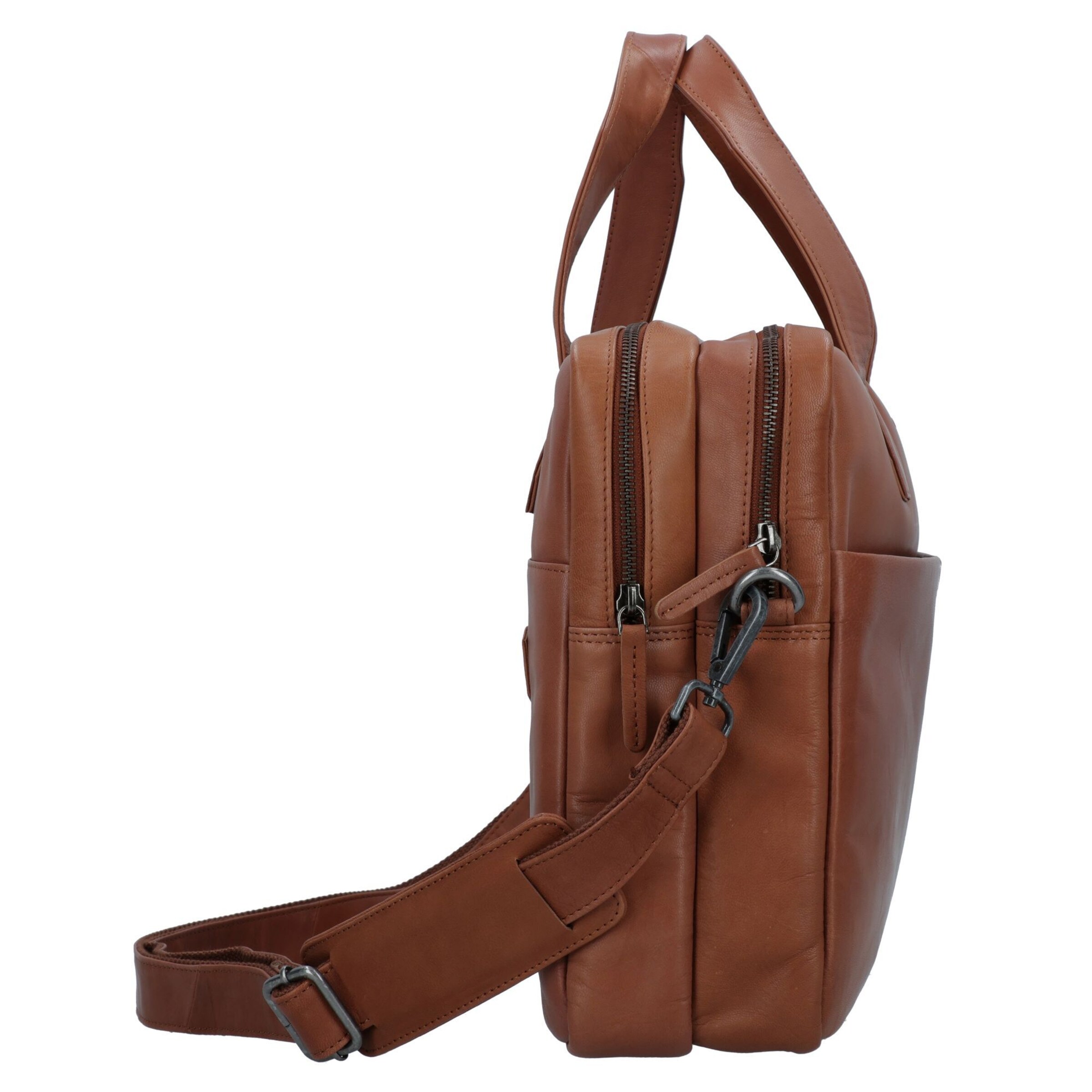 GREENBURRY Document Bag 'Fiorentina' in Brown