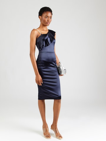 WAL G. - Vestido de gala 'VIKINA' en azul: frente