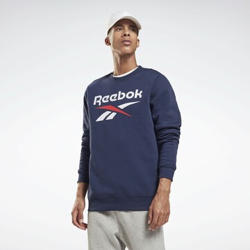 ReebokSweater majica - plava boja: prednji dio