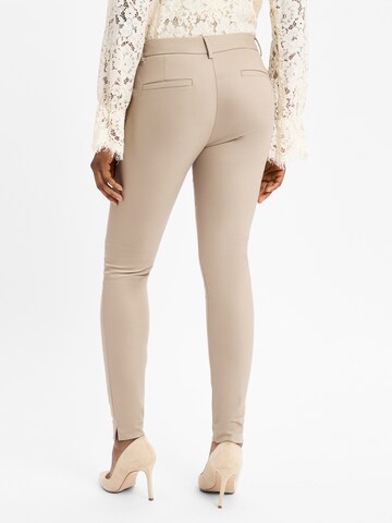 Coupe slim Pantalon à pince ' MMAbbey ' MOS MOSH en beige