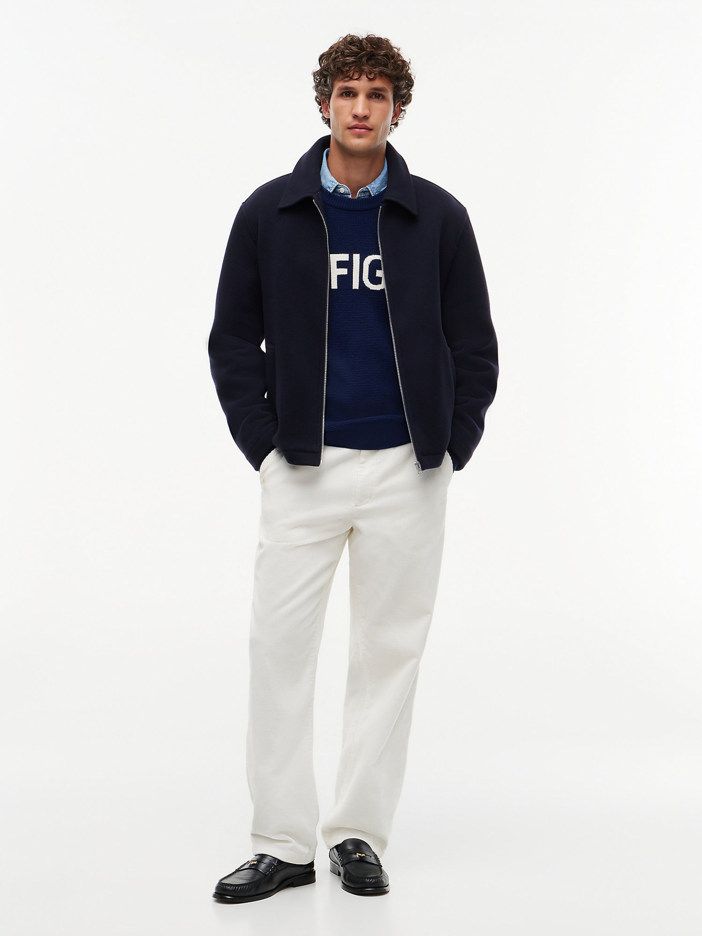 TOMMY HILFIGER Between-season jacket in Blue