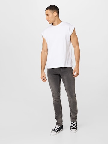 Denim Project Slimfit Jeans 'Mr. Red' i grå