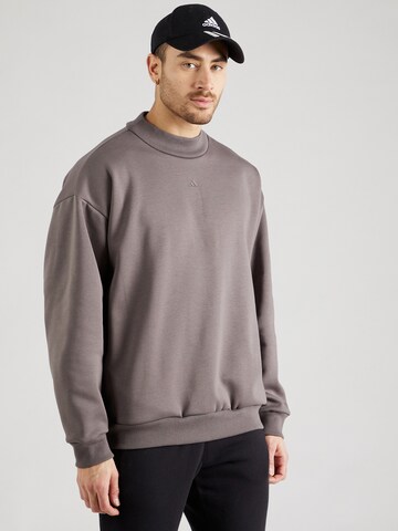 ADIDAS PERFORMANCE Sports sweatshirt 'ONE' in Brown