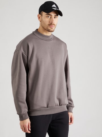 ADIDAS PERFORMANCE Sportsweatshirt 'ONE' in Braun