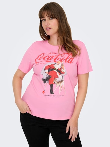T-shirt 'CARCoca' ONLY Carmakoma en rose