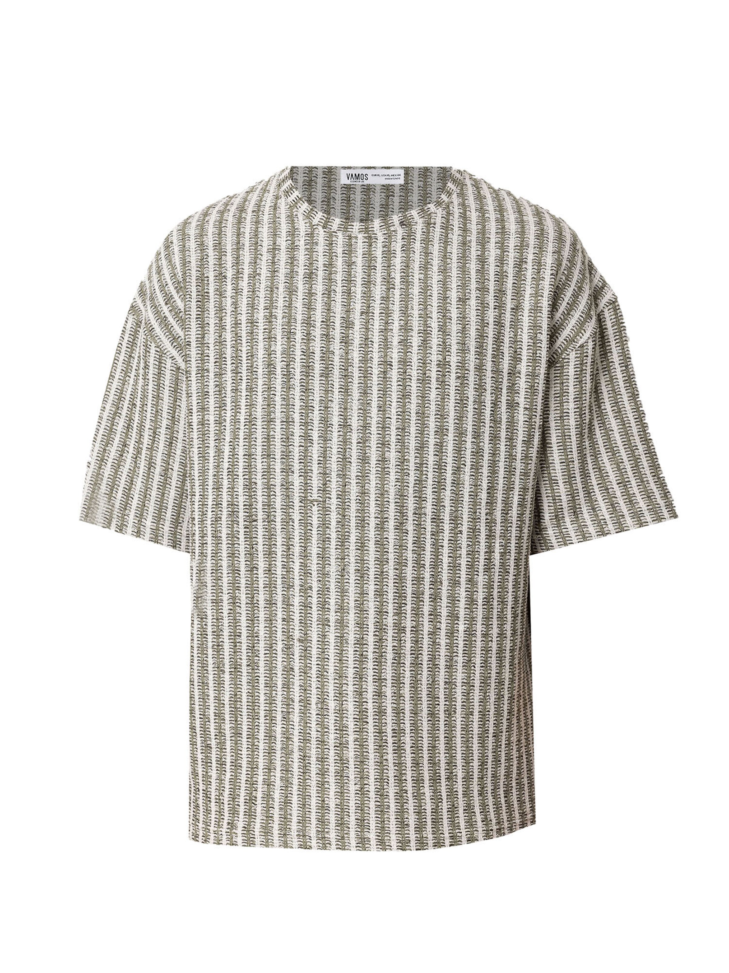 VAMOS CLO Majica &#x27;Loiret&#x27; | zelena barva: sprednja stran