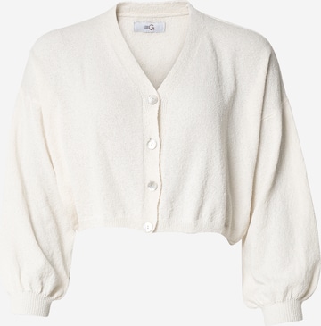 WAL G. Knit Cardigan 'JASMINE' in White: front