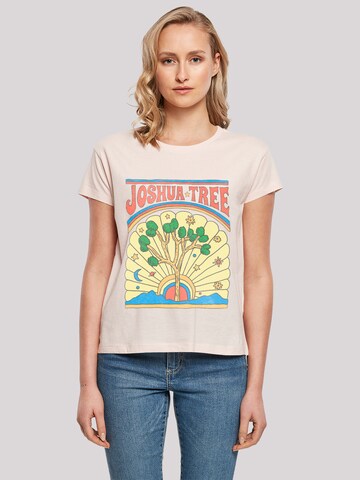 T-shirt 'US National Parks Joshua Tree' F4NT4STIC en rose : devant