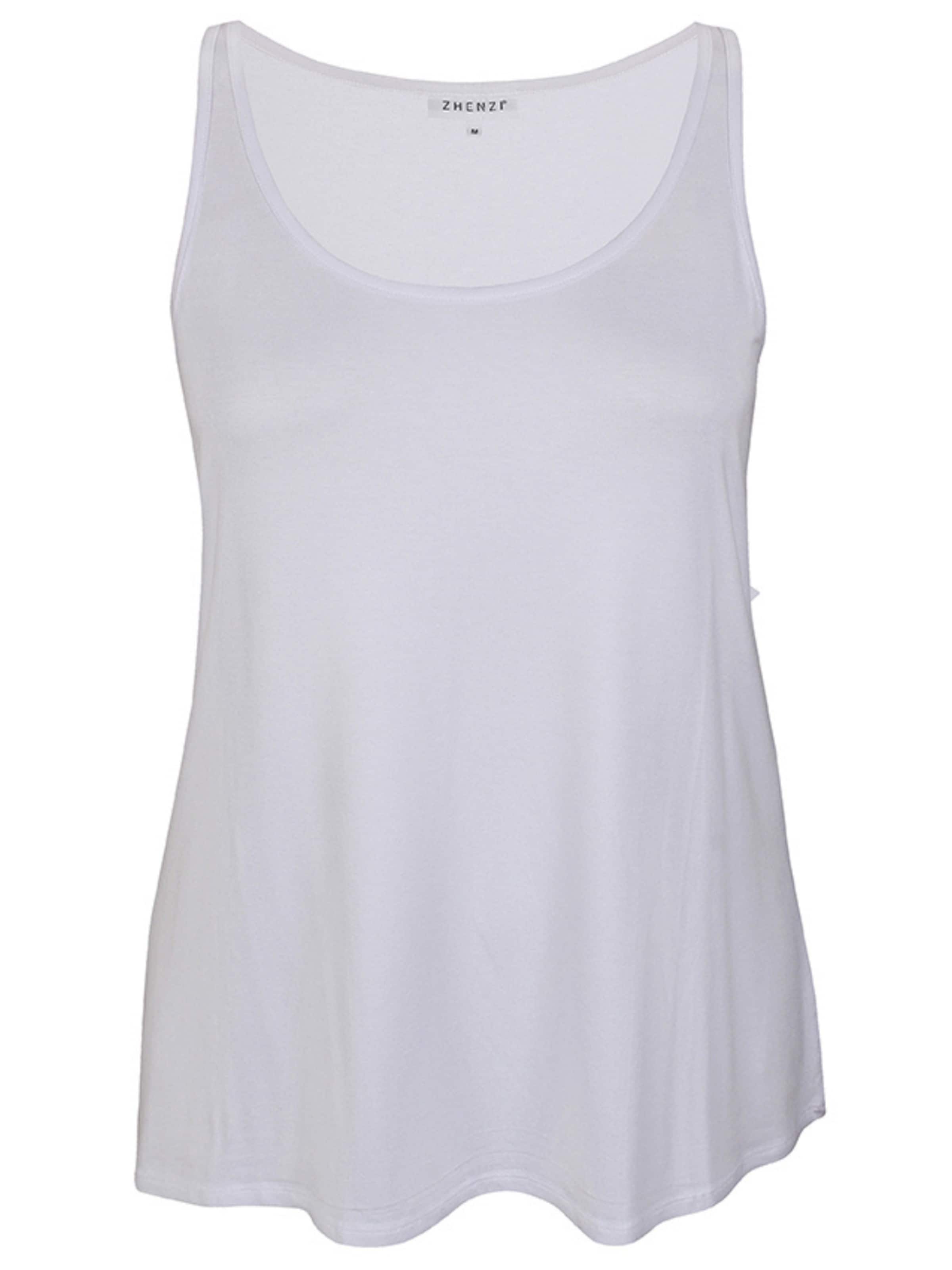 Zhenzi Top 'Kurs 986' in Weiß: Vorderseite