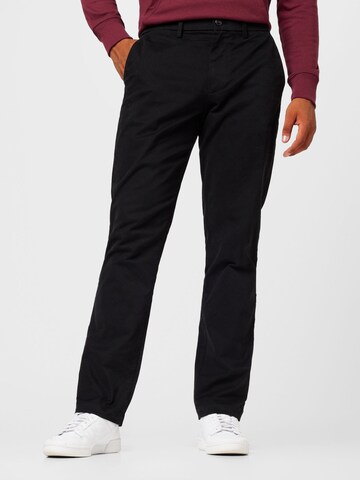 GAP Regular Chino trousers in Black: front