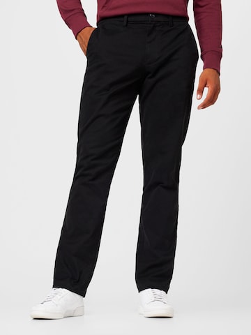 Regular Pantaloni eleganți de la GAP pe negru: față