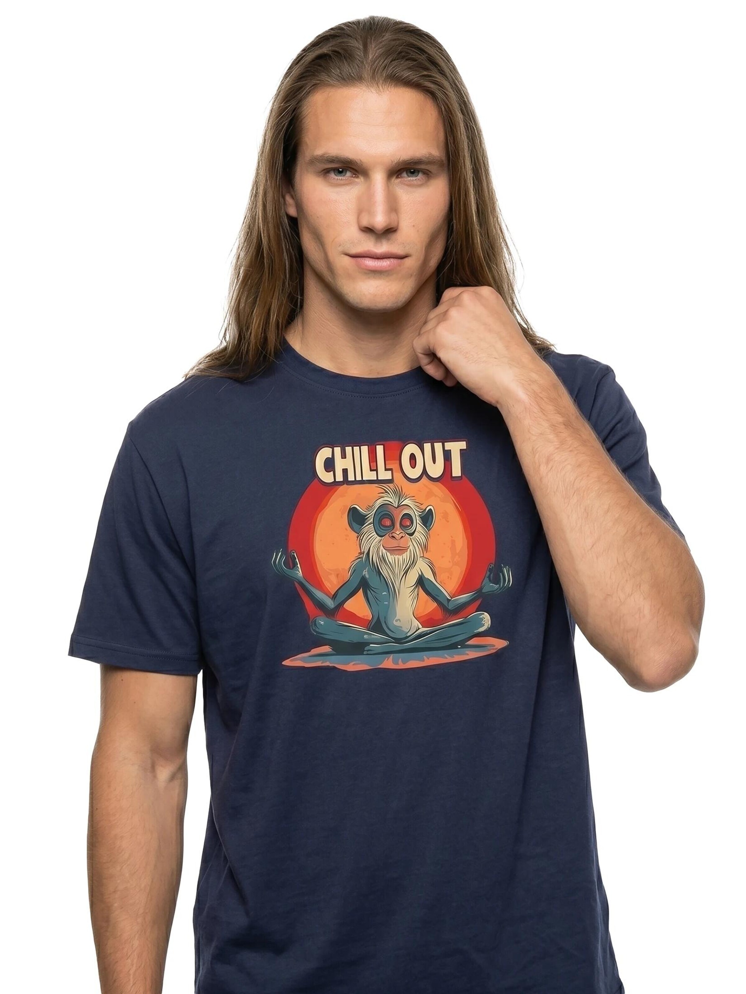 MAKAYA Shirt 'Ruf Chill' in Blue