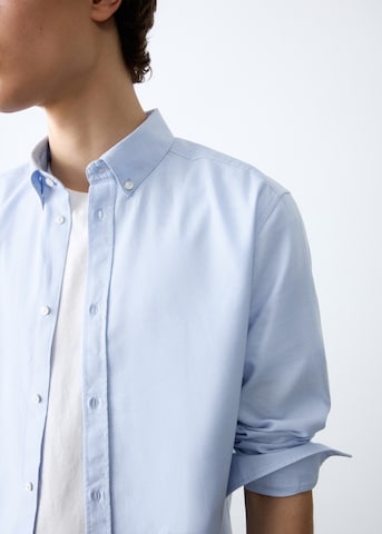 MANGO TEEN Regular Fit Hemd in Blau