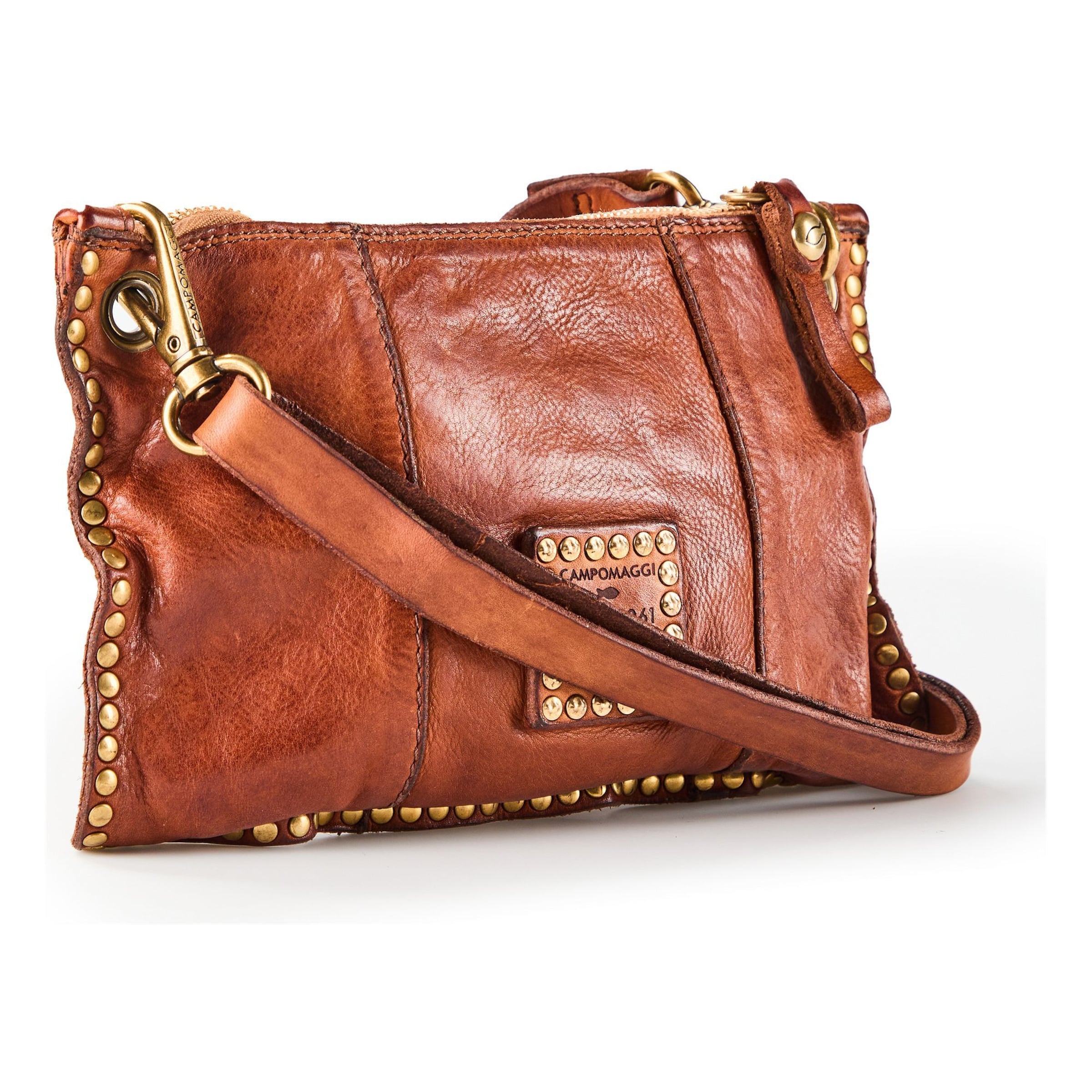 Campomaggi Schoudertas 'Ebe' in Bruin