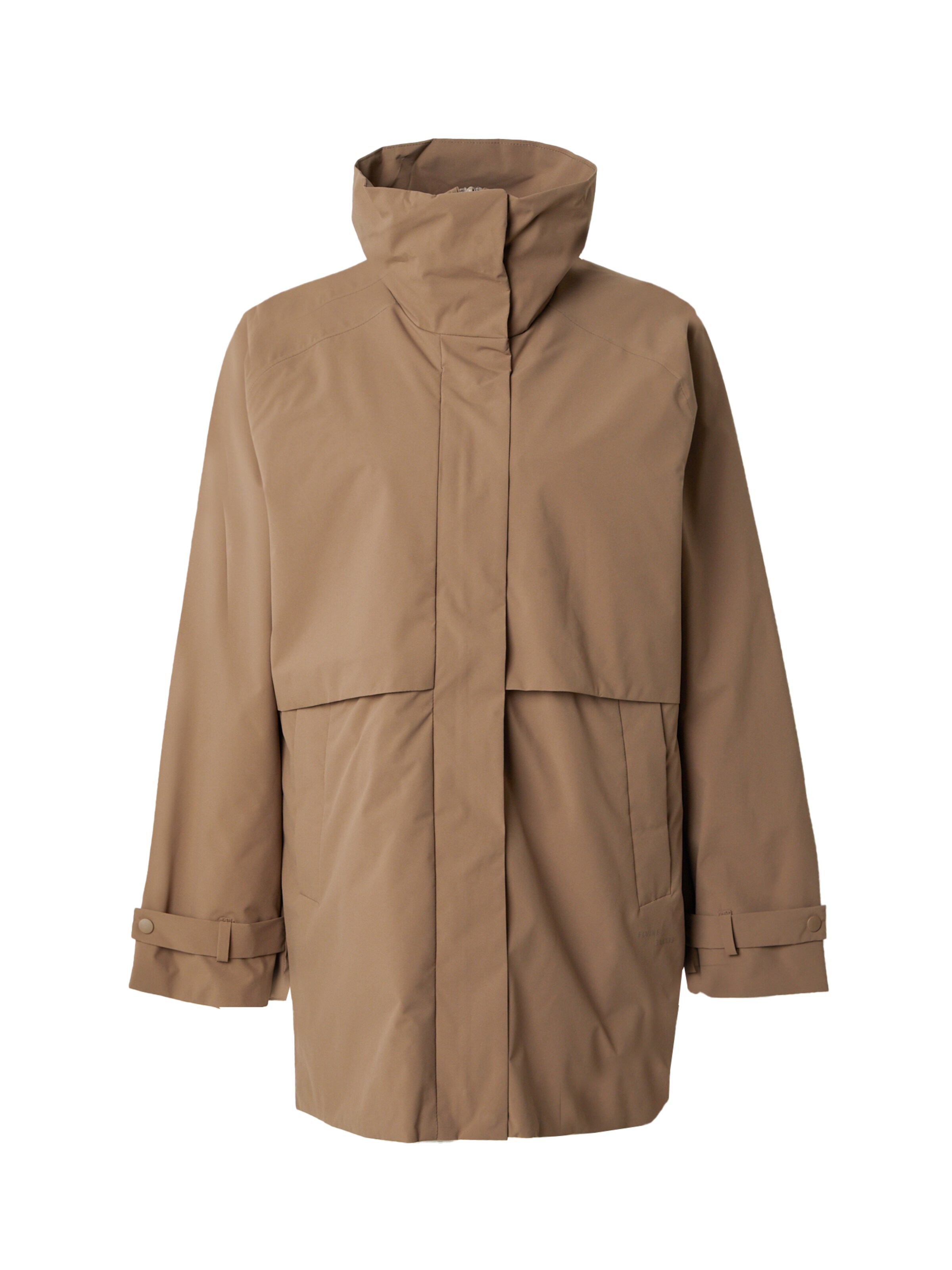 elvine Between-seasons parka 'Polly' in Brown: front