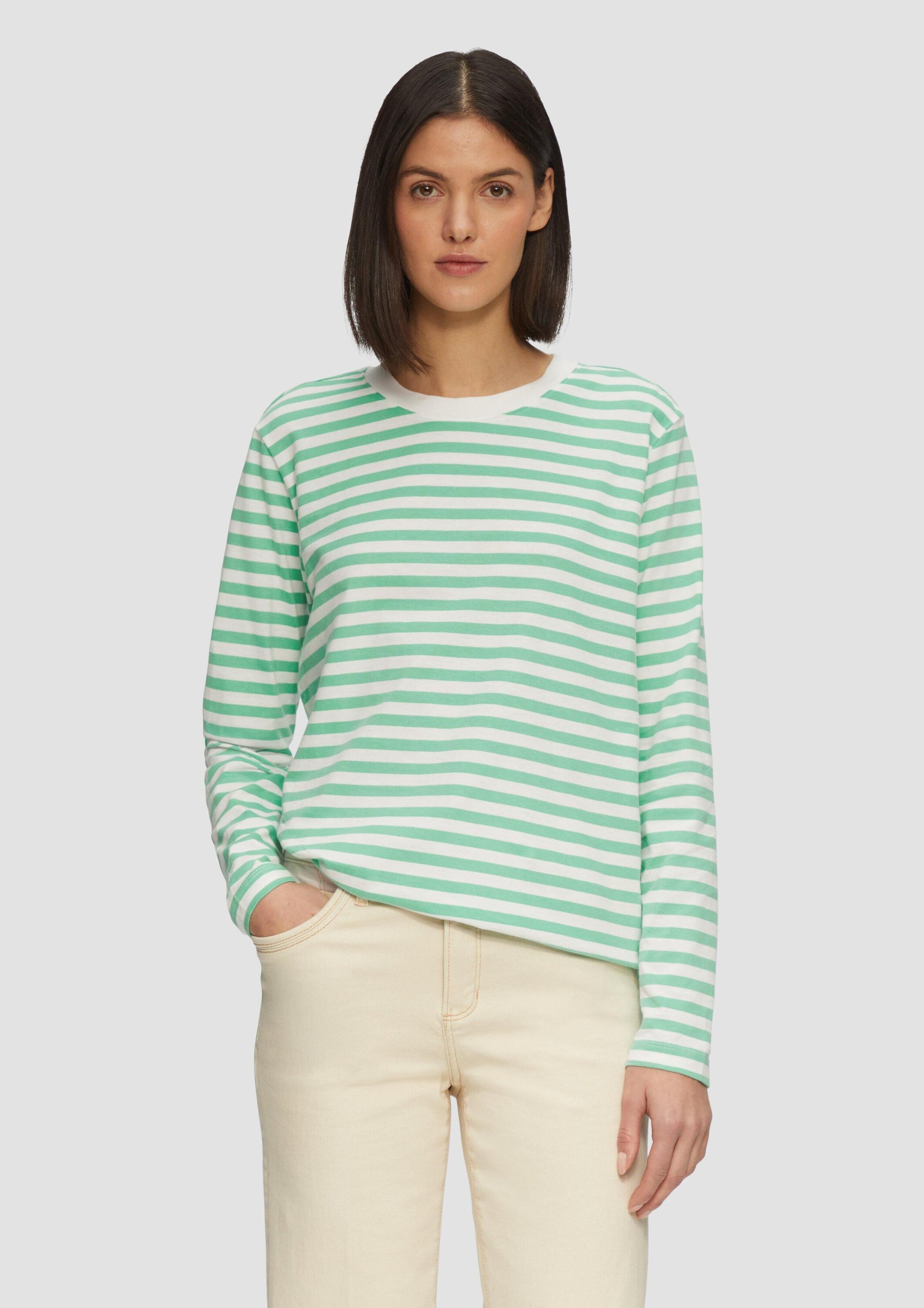 T-shirt s.Oliver en vert : devant