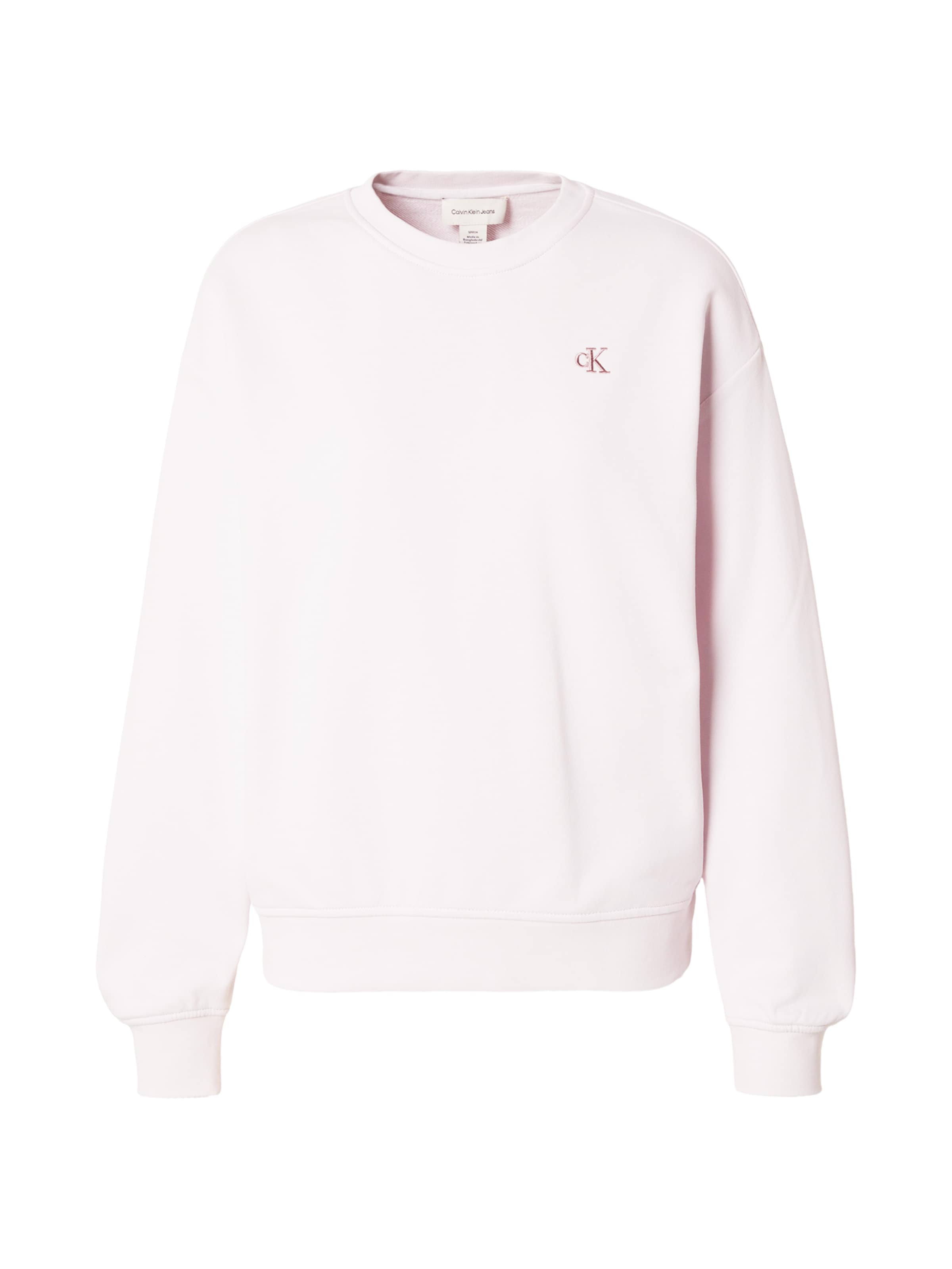Felpa di Calvin Klein Jeans in rosa: frontale