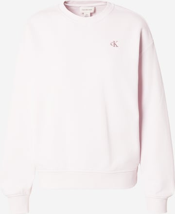 Felpa di Calvin Klein Jeans in rosa: frontale