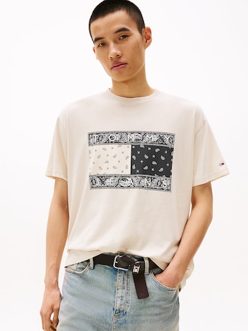 Tommy Jeans Shirt in Beige: front