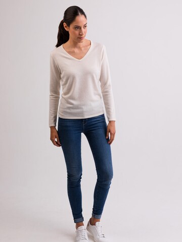 Pull-over CASH-MERE.CH en blanc