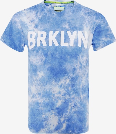 BLUE EFFECT Shirt 'BRKLYN' in Blue / Light blue / White, Item view