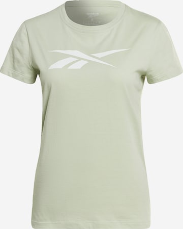 Reebok Sport Funkčné tričko - Želená: predná strana