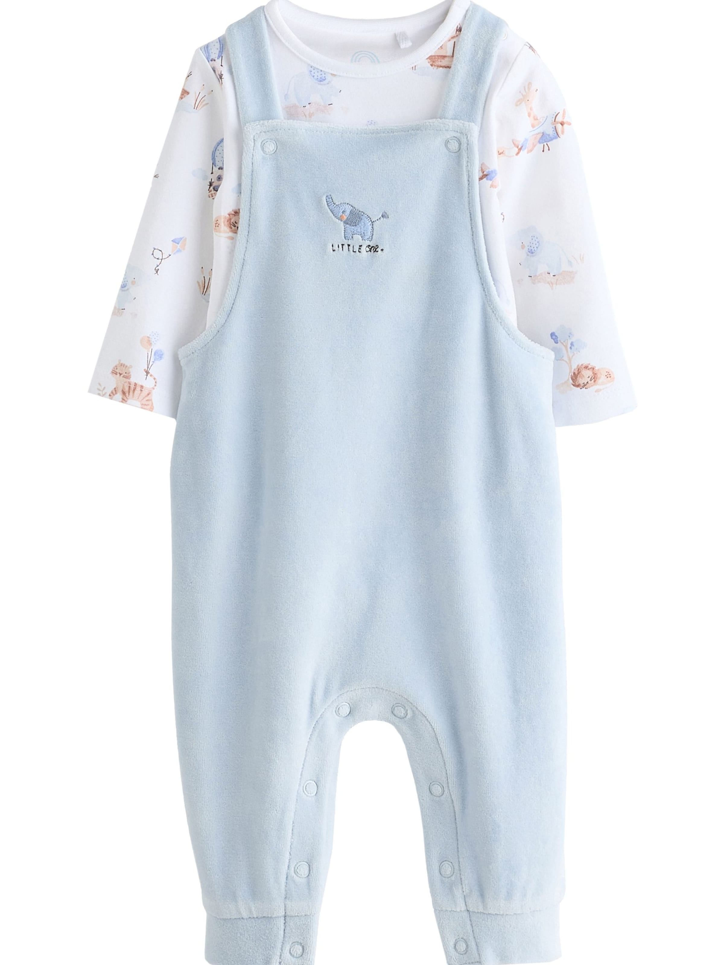 Next Комплект в синьо: отпред