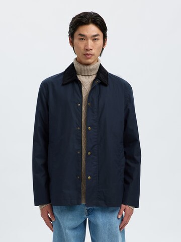 SELECTED - Chaqueta de entretiempo 'SLHWALTER' en azul: frente
