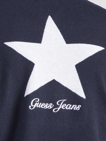 GUESS JEANS Kardigan – modrá